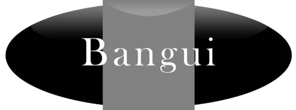 Web Label Sticker Bangui — стоковое фото