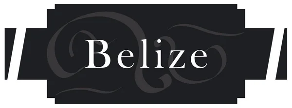 Etiqueta web etiqueta Belize — Fotografia de Stock