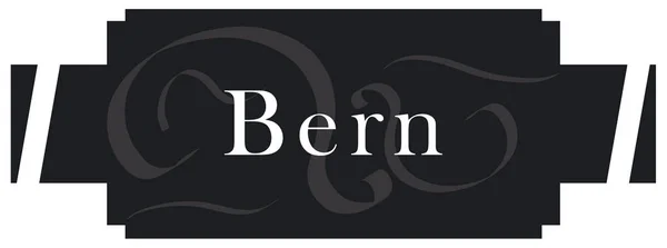 Webb etikett klistermärke Bern — Stockfoto
