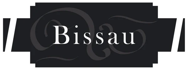 Etiqueta da web Etiqueta Bissau — Fotografia de Stock