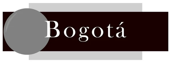 Web ετικέτα αυτοκόλλητο Bogot — Φωτογραφία Αρχείου