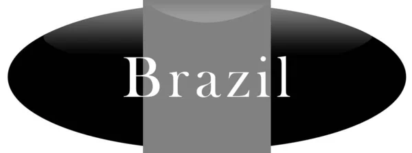 Web Label Sticker Brazilië — Stockfoto