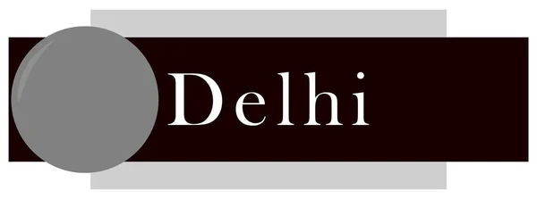 Web Label Sticker Delhi — стокове фото