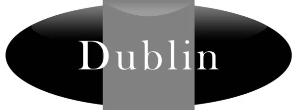 Web Label Sticker Dublin — Stock Photo, Image