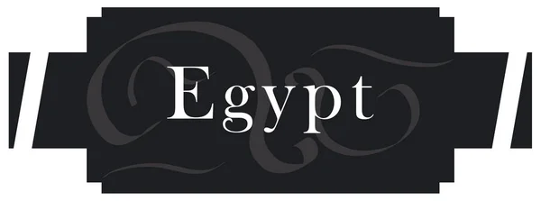 Naklejka web label Egipt — Zdjęcie stockowe