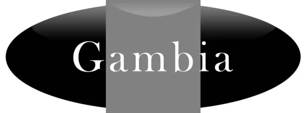 Webb etikett klistermärke Gambia — Stockfoto