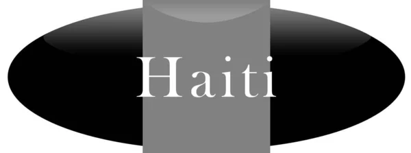 Etiqueta web Etiqueta Haiti — Fotografia de Stock