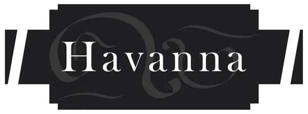 웹 Label Sticker Havanna — 스톡 사진