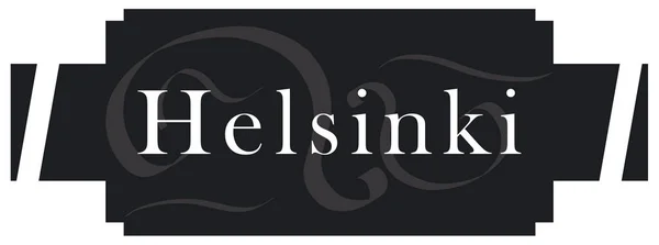 Etiqueta web etiqueta Helsinki — Fotografia de Stock