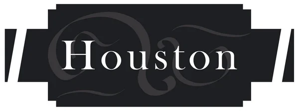 Etiqueta engomada web Houston —  Fotos de Stock