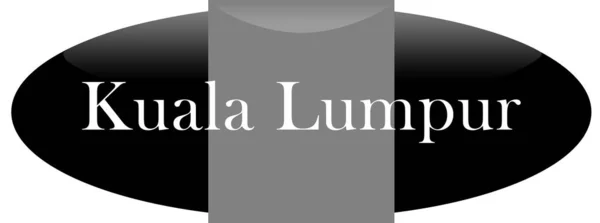 Web label sticker Kuala Lumpur — Stockfoto