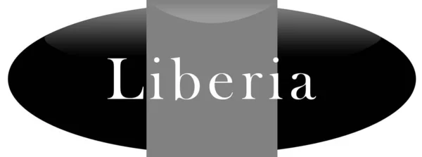 Web Label Sticker Liberia — стоковое фото