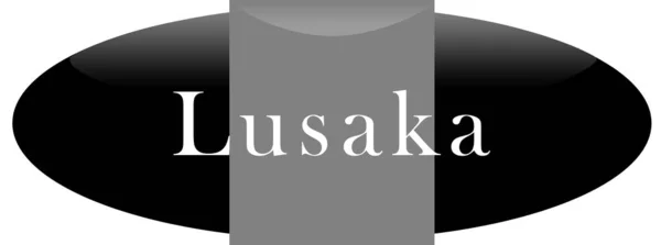 Etiqueta engomada web Lusaka — Foto de Stock