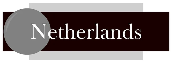 Ετικέτα web Sticker Ολλανδία — Φωτογραφία Αρχείου