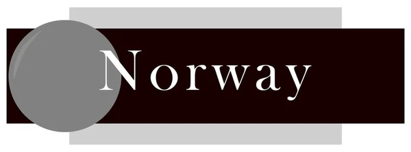 Web Label Sticker Norge — Stockfoto