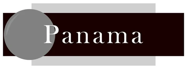 Web label sticker Panama — Stockfoto