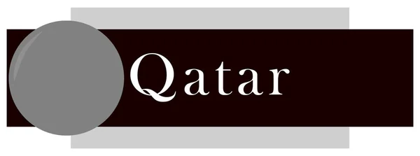 Web label sticker Qatar — Stockfoto