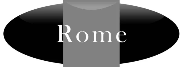 Adesivo etichetta web Roma — Foto Stock