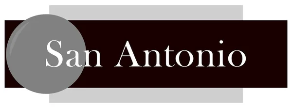 Web Etiketten Aufkleber San Antonio — Stockfoto