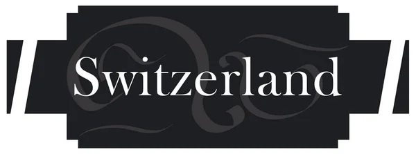Web Label Sticker Zwitserland — Stockfoto