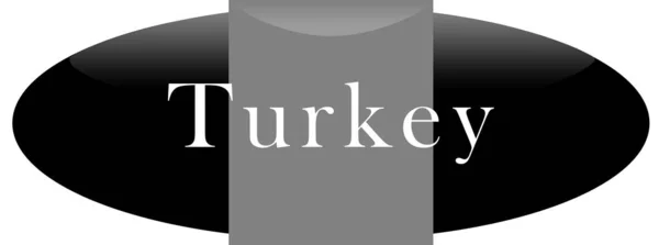 Etiqueta engomada web Turquía — Foto de Stock