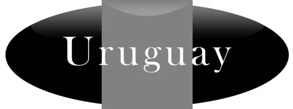 Web Label Sticker Uruguay — Stock Photo, Image