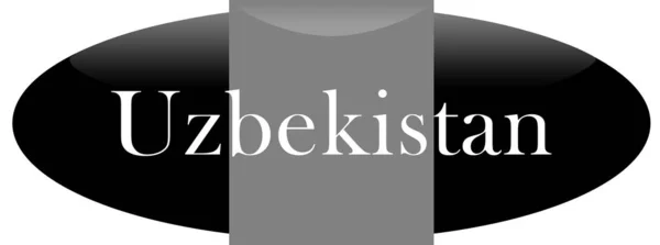Web Etiketten Aufkleber Usbekistan — Stockfoto