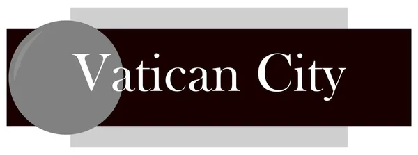 Etiqueta da web Etiqueta Cidade do Vaticano — Fotografia de Stock