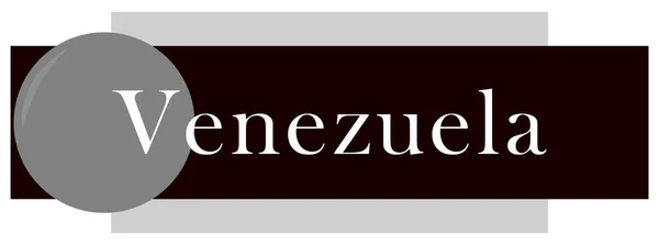 Web Label Sticker Venezuela — Stock Photo, Image