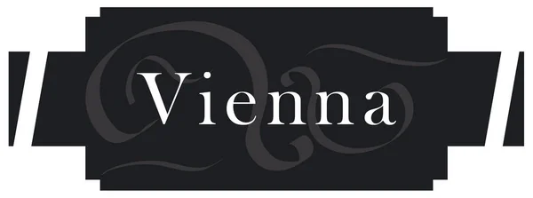 Web Label Sticker Wien — Stockfoto