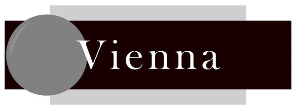 Web Label Sticker Wien — Stockfoto