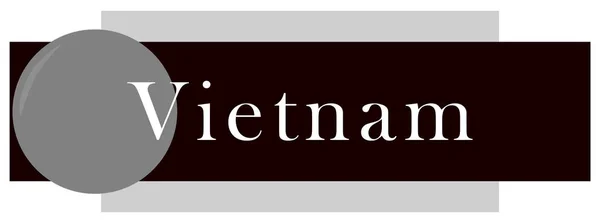 Web Label Sticker Vietnam — стокове фото