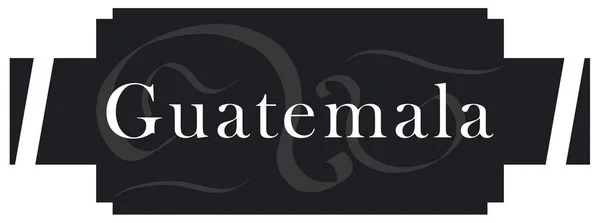 Web címke matrica Guatemala — Stock Fotó