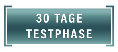 30 Tage Testphase web Sticker Button