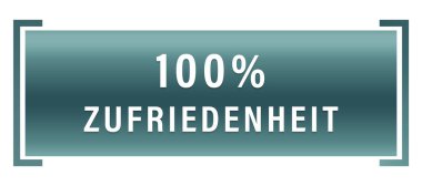 % 100 Zufriedenheit web Sticker Düğmesi
