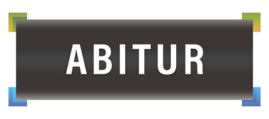 Abitur web Sticker Buton