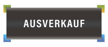 ausverkauf web Sticker Button