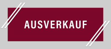 ausverkauf web Sticker Button