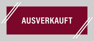 ausverkauft web Sticker Button