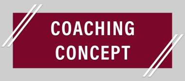 Koçluk Konsepti Web Yapıştırıcı Düğmesi