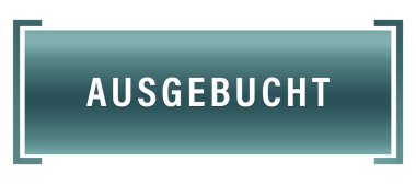 ausgebucht web Sticker Button