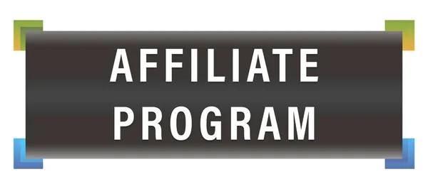 Affiliate program web matrica Button — Stock Fotó