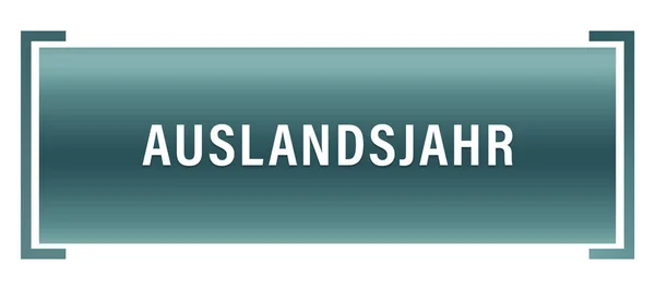 Auslandsjahr web Sticker Button — 스톡 사진