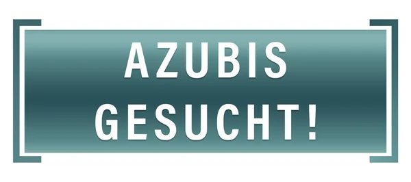 Azubis gesucht webb klistermärke knapp — Stockfoto