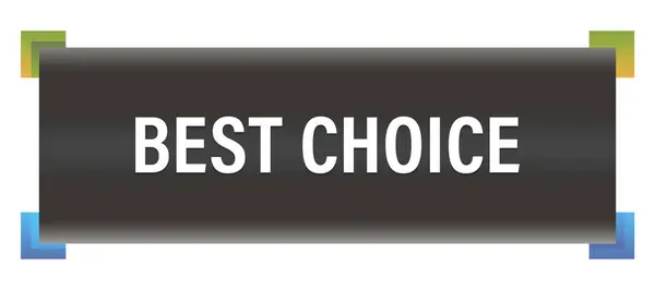 Beste keuze Web sticker knop — Stockfoto