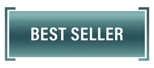 Mejor vendedor web etiqueta engomada botón — Foto de Stock