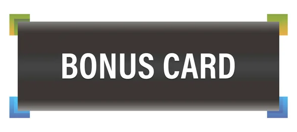 Bouton autocollant de carte bonus — Photo