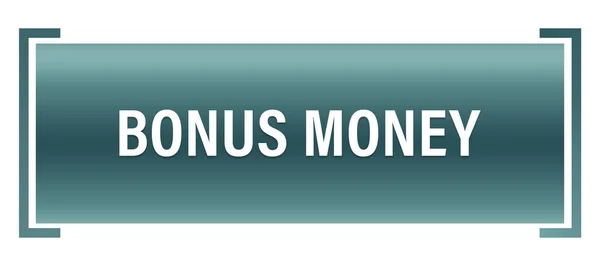 Бонус гроші веб наклейка кнопка — стокове фото
