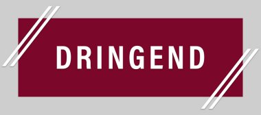 dringend web Sticker Button