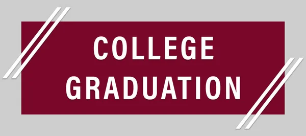 College graduation web Sticker Button — Stock Photo, Image